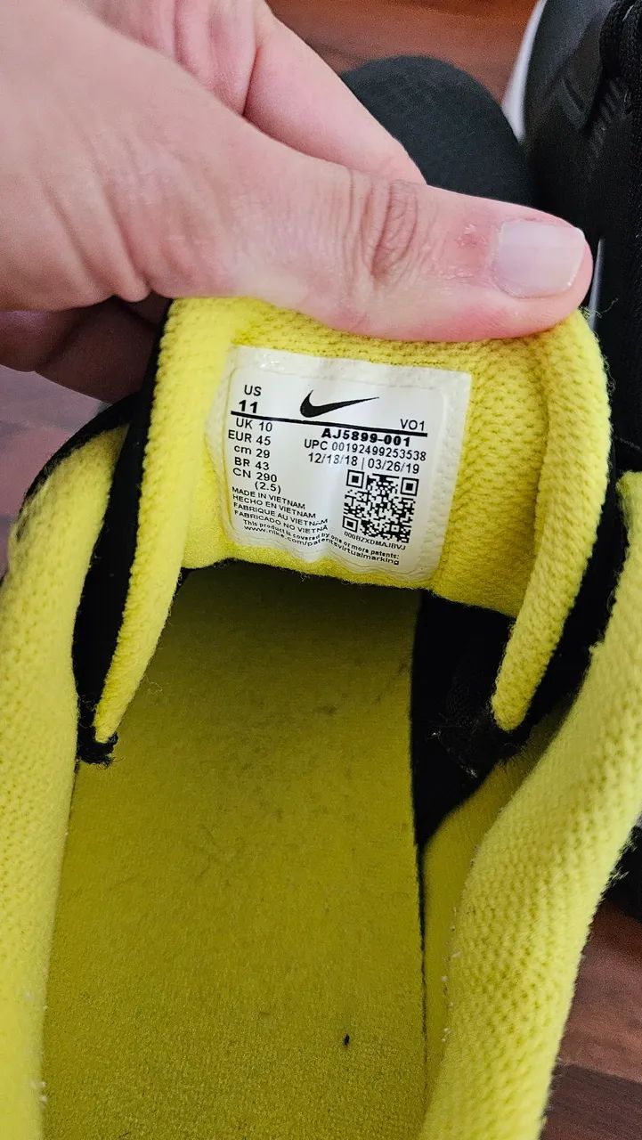 Tênis Nike Mamba Focus Black Optimum Yellow - Foto 4