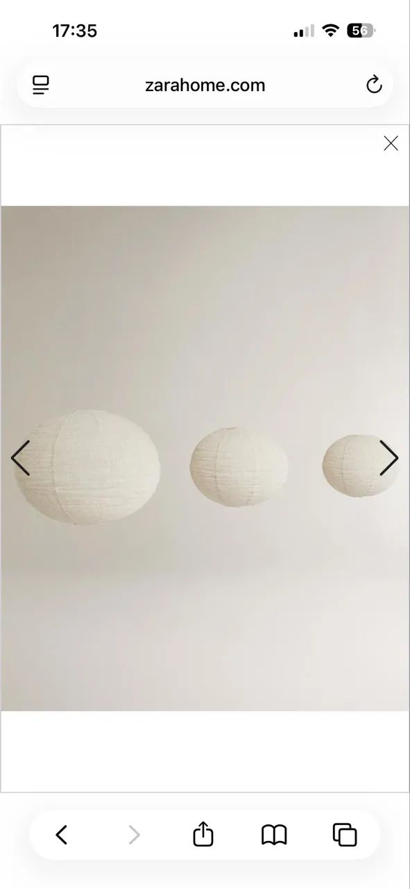 Vendo 02 Arandelas zara home