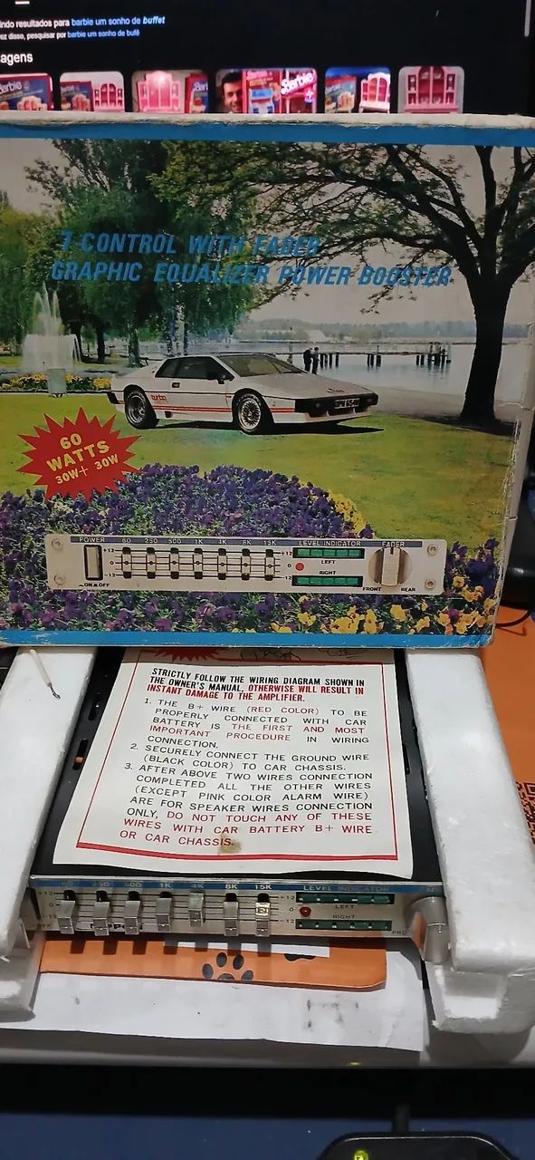 Equalizador vintage de carro - Foto 3