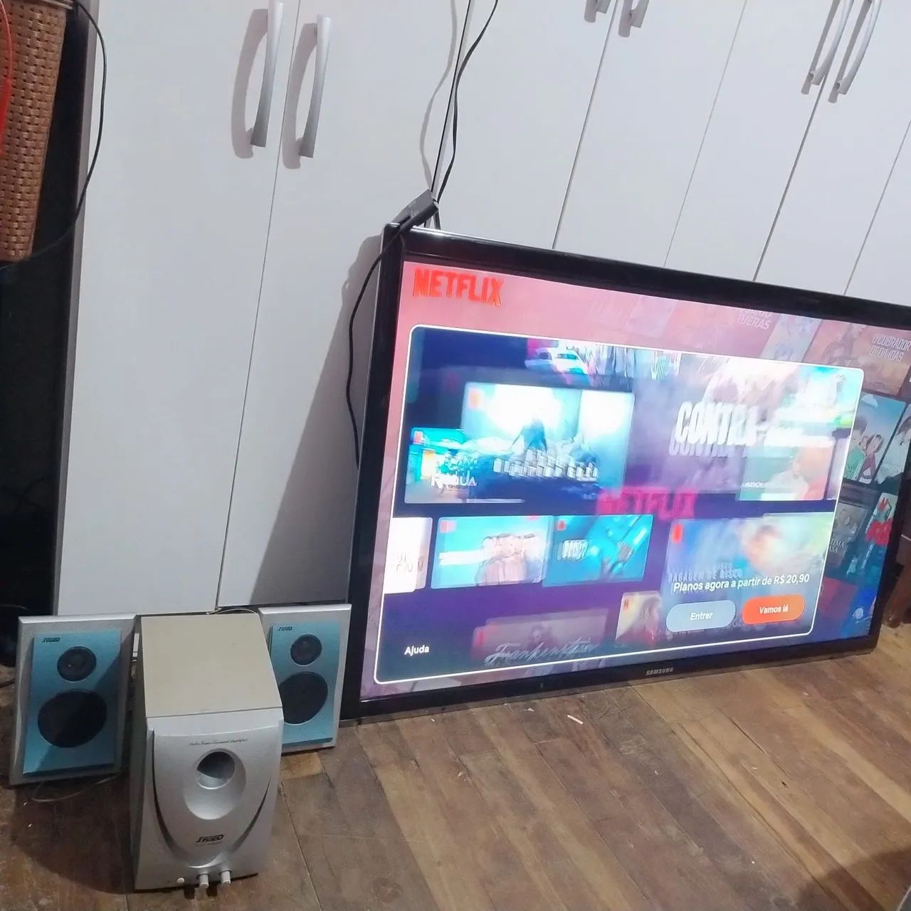 TV SAMSUNG SMART 55 POLEGADAS FULL HD VAI COM CAIXA FE SOM - Foto 5