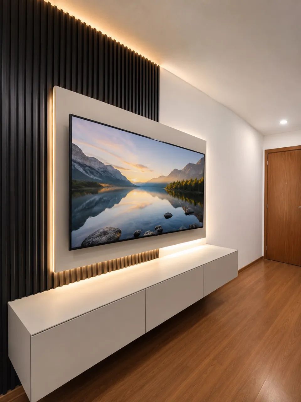 Painel + Rack para sala