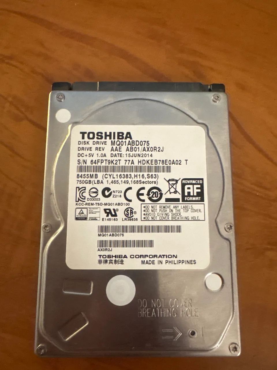 HD 750 GB 
