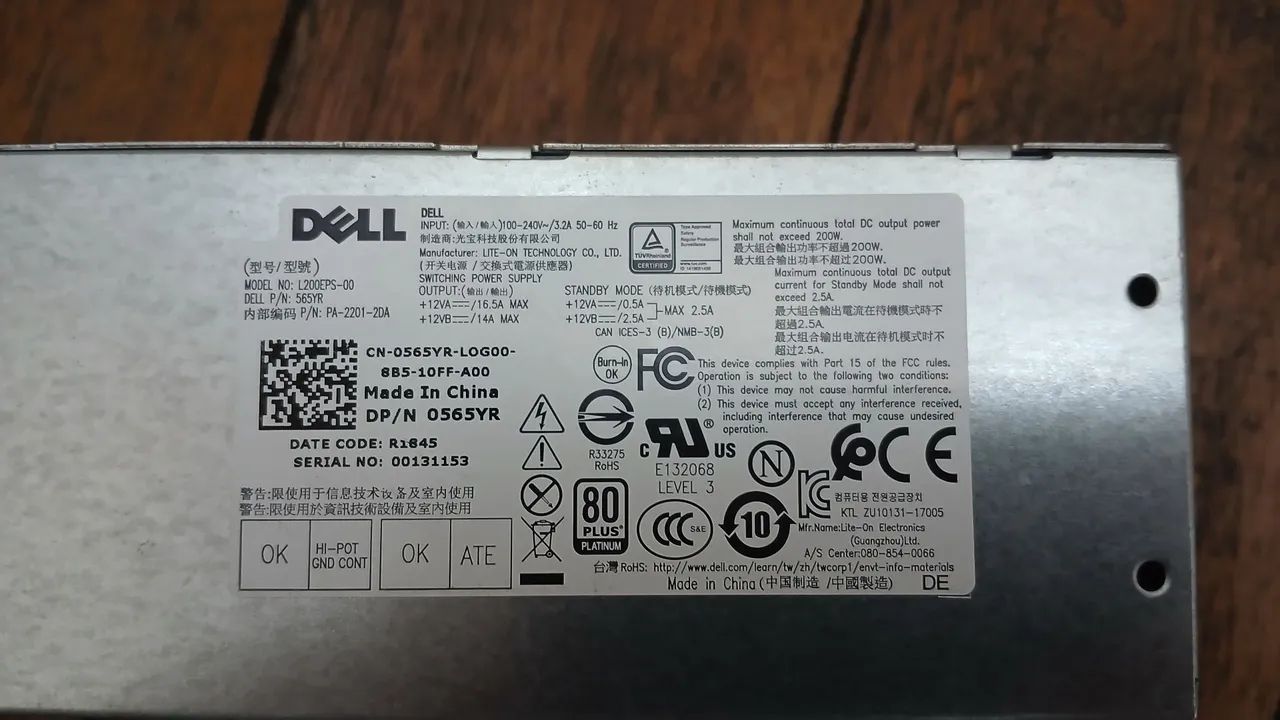 Fonte Dell l200eps 00 - Foto 2