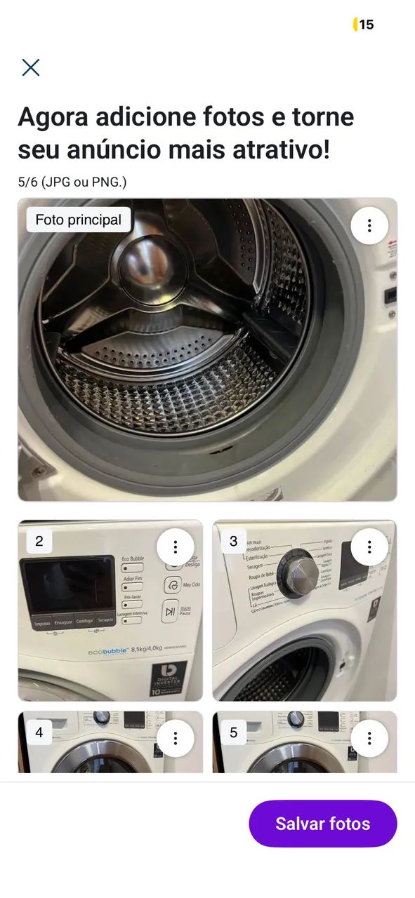 Máquina Lava e Seca Samsung  - Foto 4