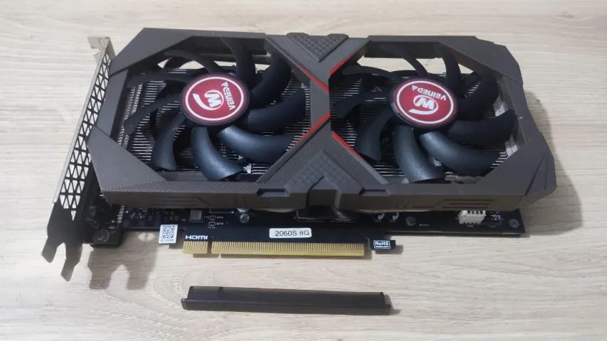Placa de Vídeo NVIDIA RTX 2060 Super - Excelente Estado