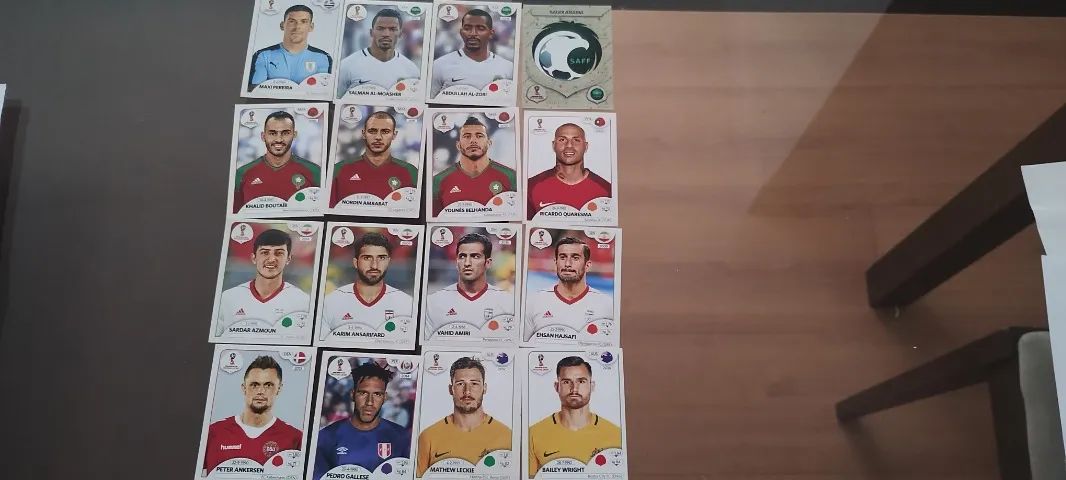 Figurinhas da Copa Rússia 