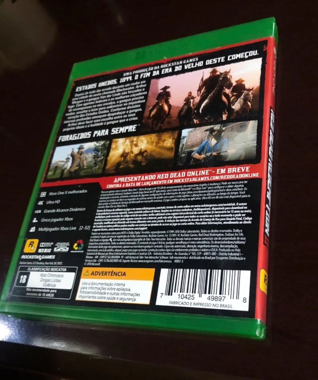  Red Dead Redemption 2 Xbox One Com Mapa - Foto 5