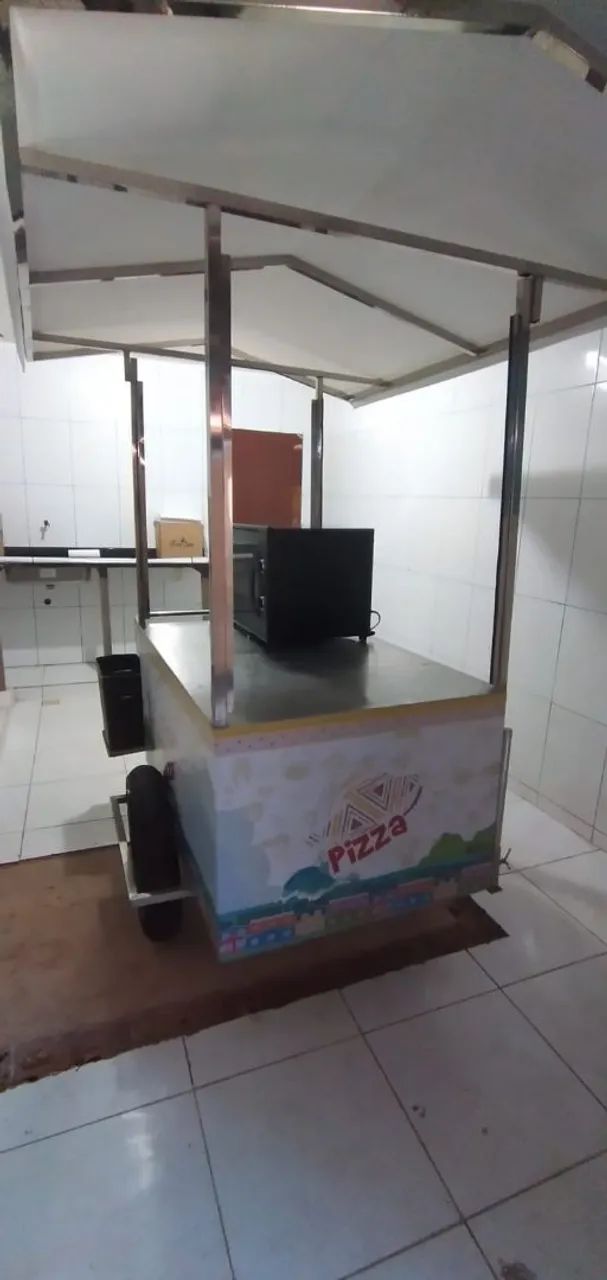 Carrinho Multiuso em Aço Inox , Com Proteção Térmica.