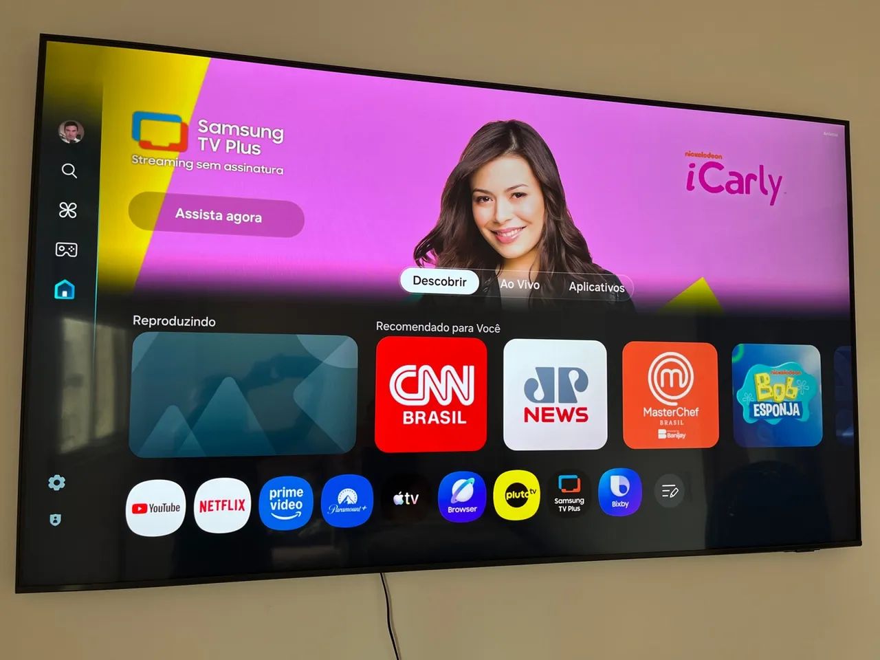 Tv 75 polegadas Samsung 3mil