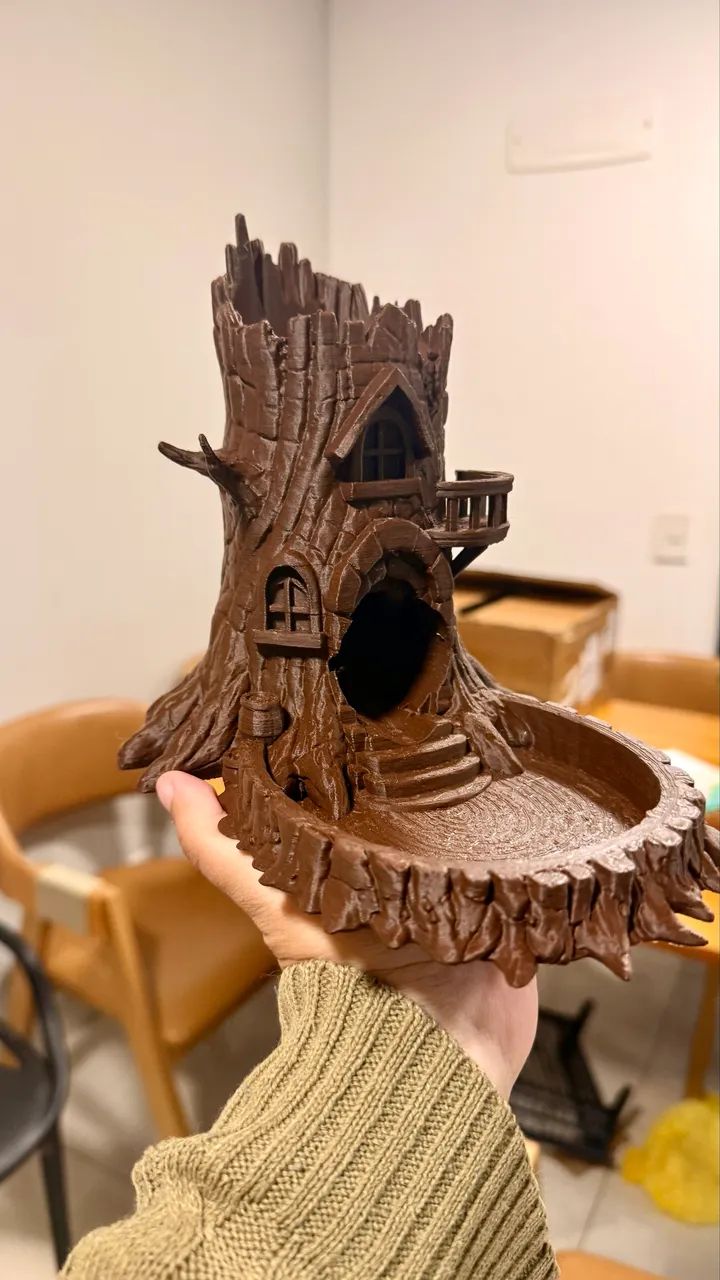 Torre de Dados Árvore - PLA Wood