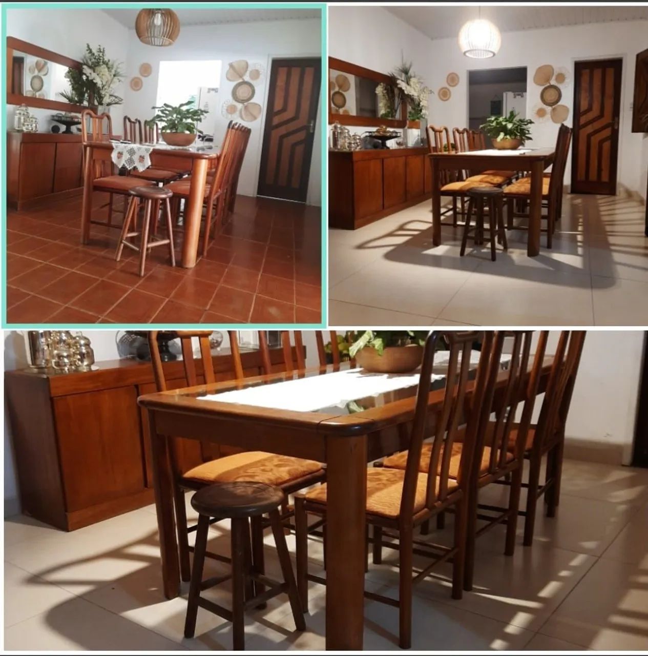 SALA DE JANTAR .6 CADEIRAS 