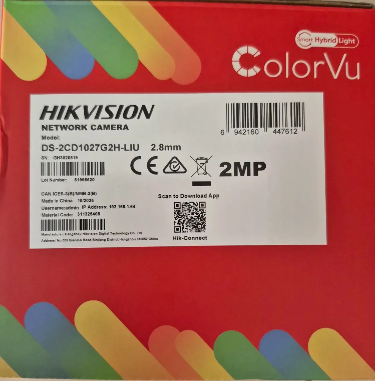 Câmera se Segurança IP -Hikvision - Foto 3