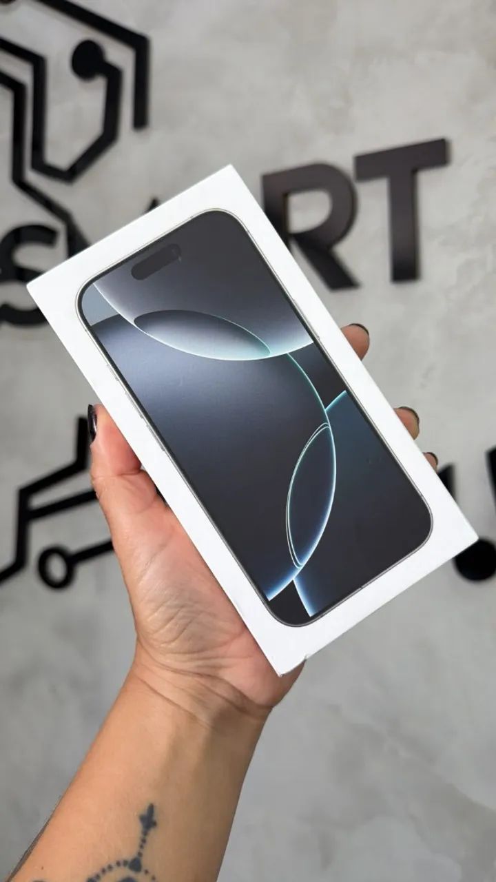iPhone 16 Pro White Titanium - 128GB LACRADO (acompanha nota)