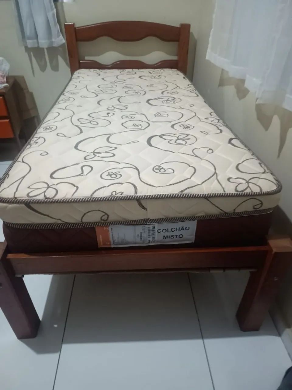 CAMA E COLCHÃO ( ANGELIN / EUROSONO ) - Foto 2
