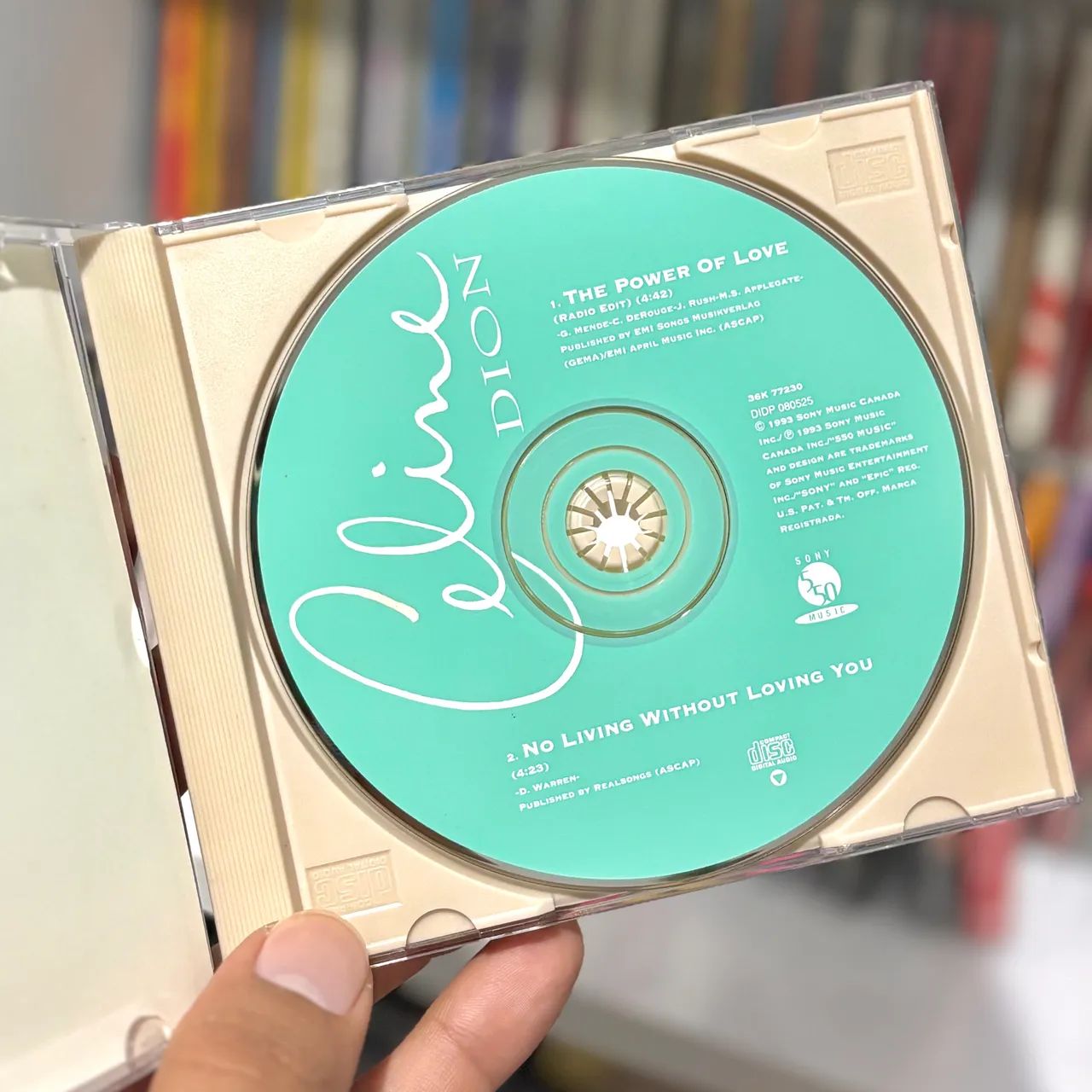 CD Celine Dion single The Power of Love importado Canadá - CDs CD Celine Dion single The Power of Love importado Canadá - CDs