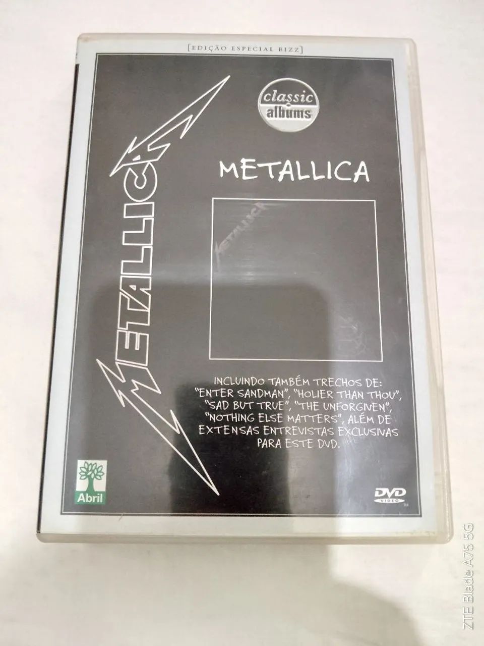 DVD Metallica original edição limitada contando a história do