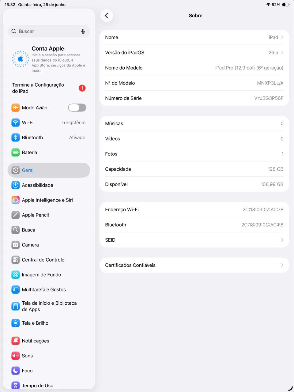 iPad Pro 12,9 M2 zero com teclado e caneta kit ouro  - Foto 5
