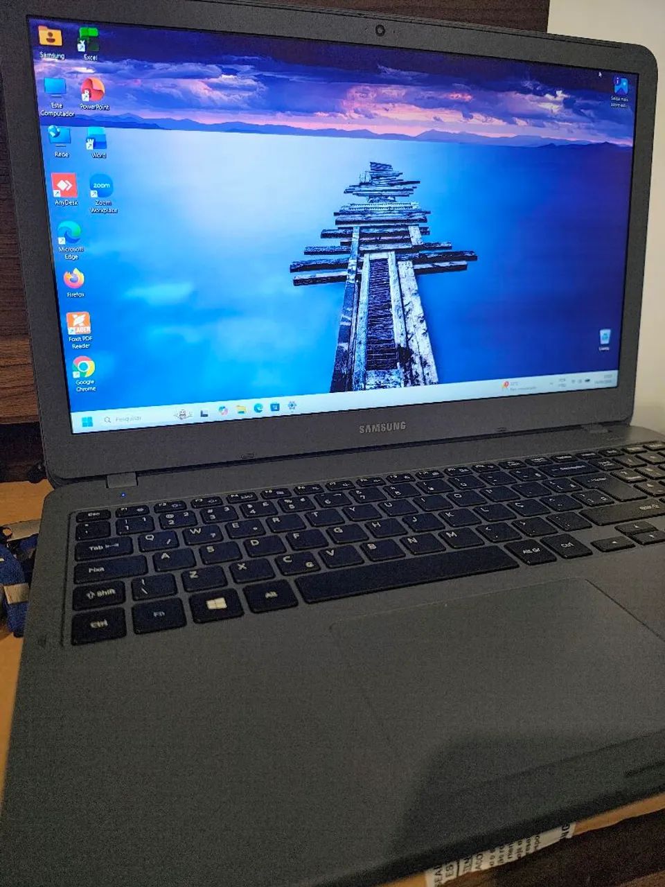 Vendo Notebook Samsung NP350XAA - Cinza - zerado - Foto 2