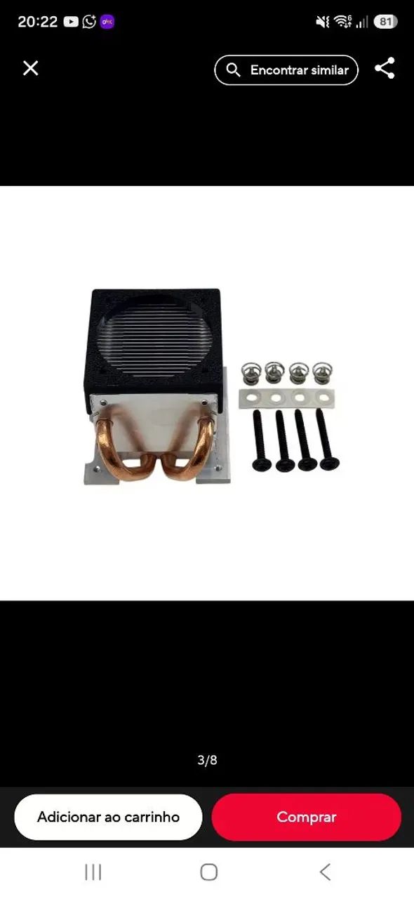 Cooler dissipador 