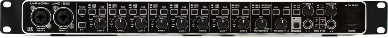 Interface placa de som Behringer UMC1820  - Foto 4