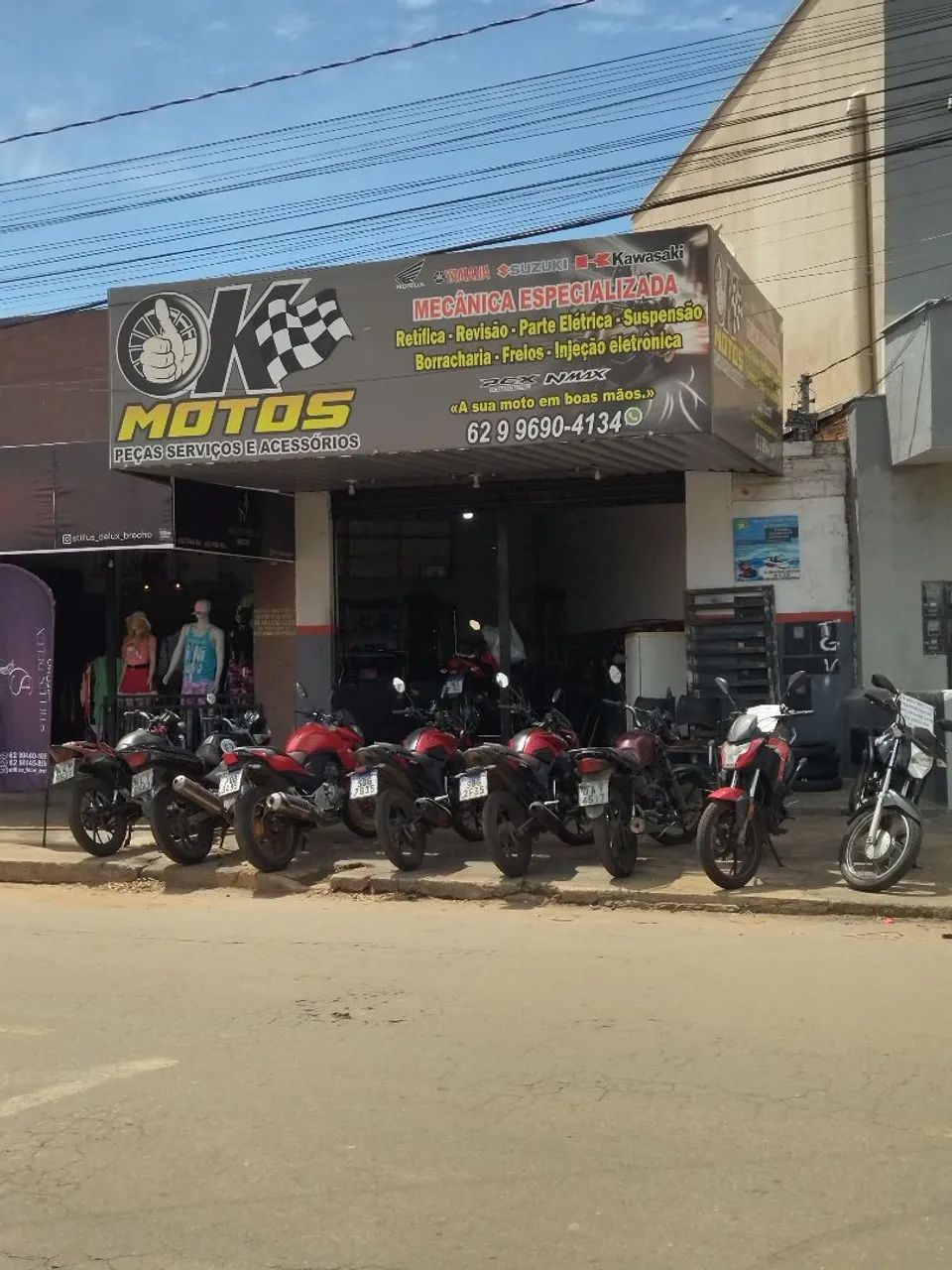 Oficina de motos completa 