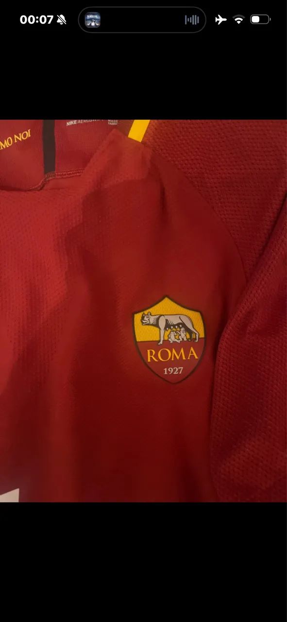Camiseta Roma de Jogo 2017/18 Home - Foto 2