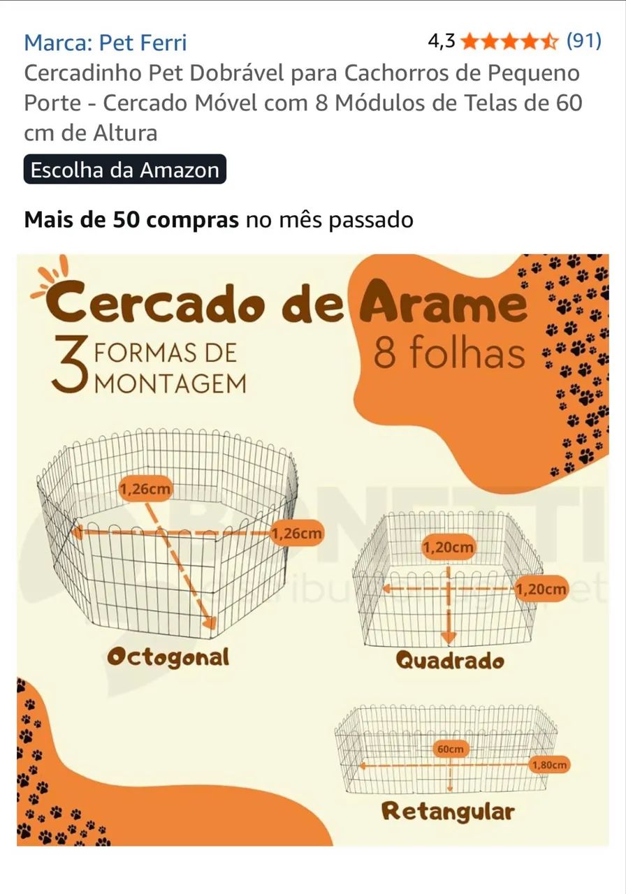 Vendo cercado pet - Foto 2