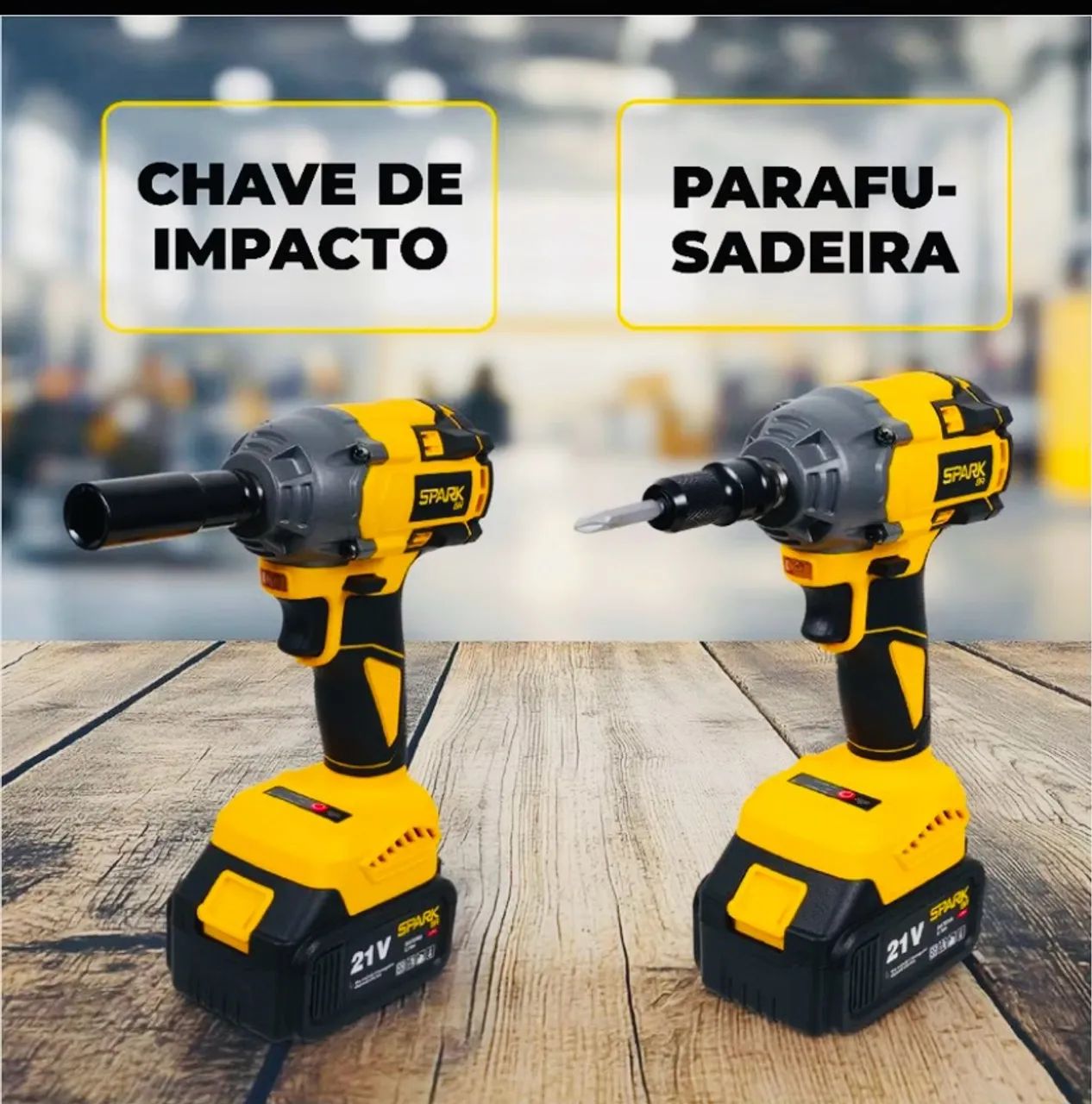 Chave impacto SPARK BR 21V brushless. - Foto 3