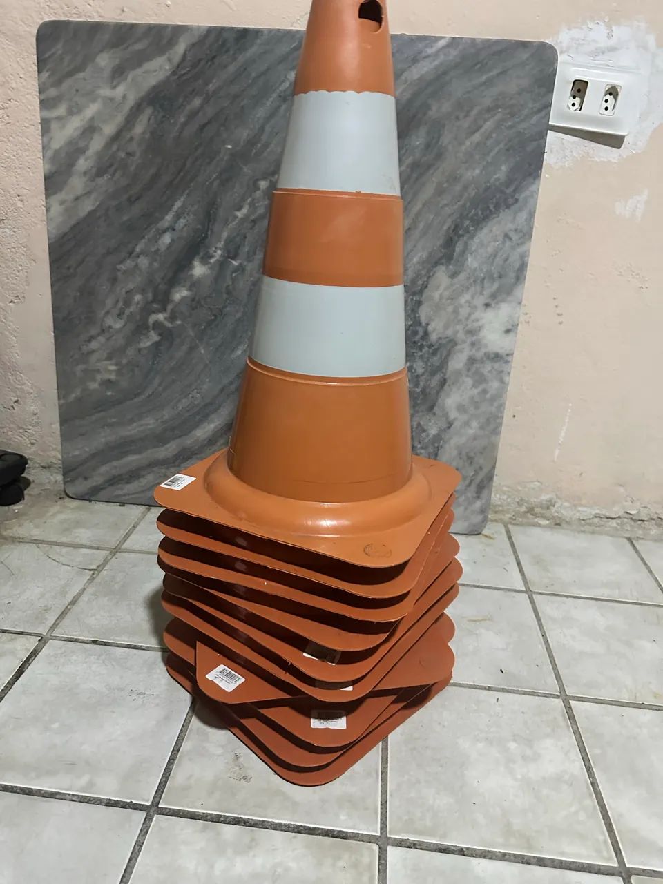 10 Traffic Cones, 50 cm