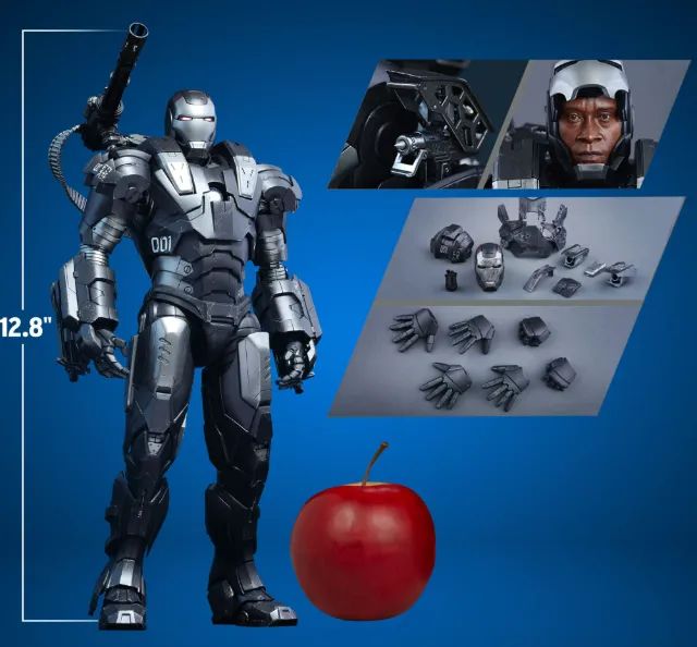 War Machine Diecast Hot Toys Ironman 2 Marvel Homem De Ferro - Foto 5