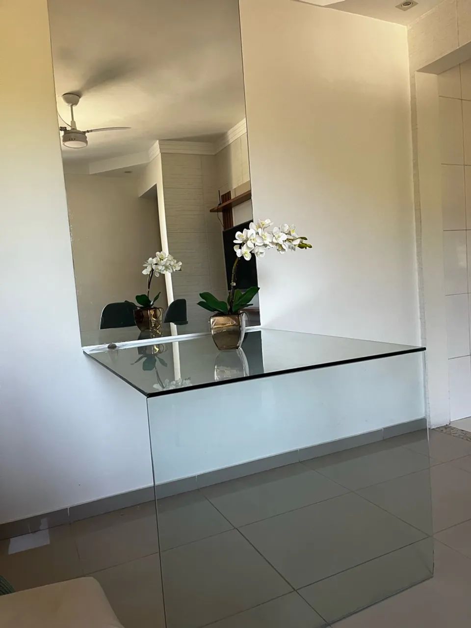 Mesa toda de vidro - Foto 2
