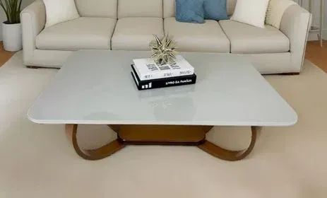 MESA DE CENTRO ARGOS RETANGULAR Dividimos Em Até 10x Sem Juros - Foto 3