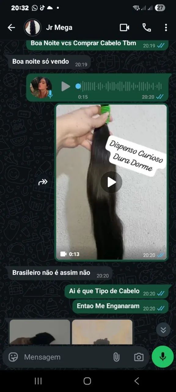 Cabelo Humano Brasileiro 