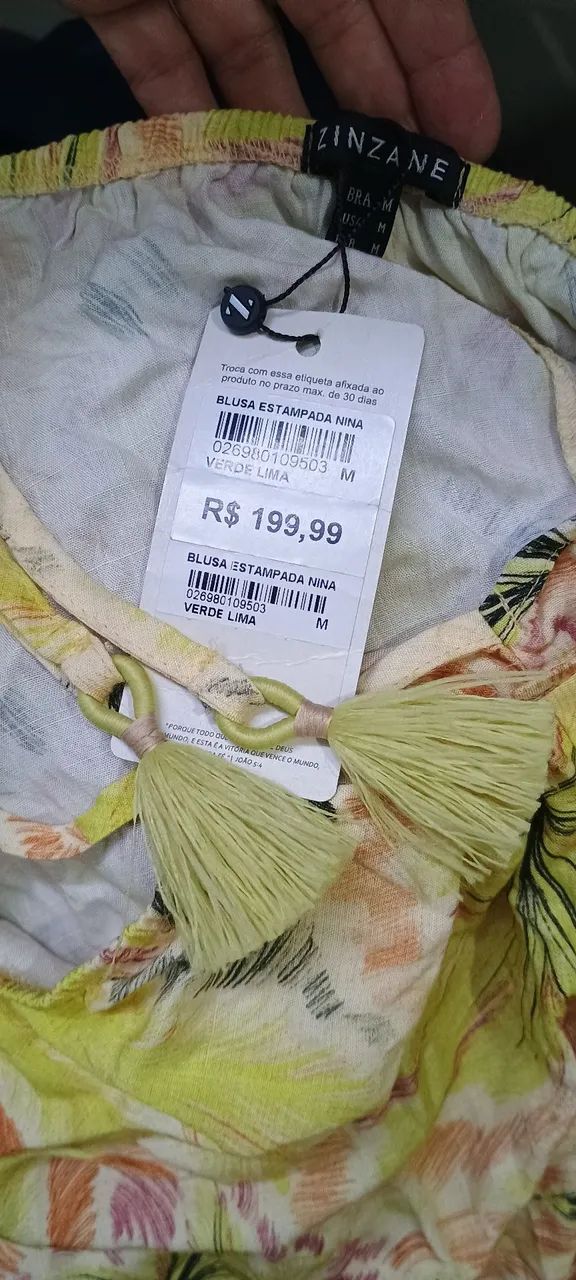 BLUSA ZINZANE NOVA NO TAG - Foto 3