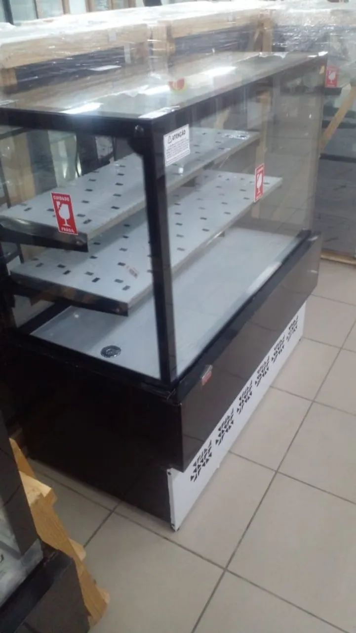 BALCAO REFRIGERADO DE 1,20 PARA FRIOS E LATICÍNIOS, COM LED, NOVO, PROMOÇÃO!!!!