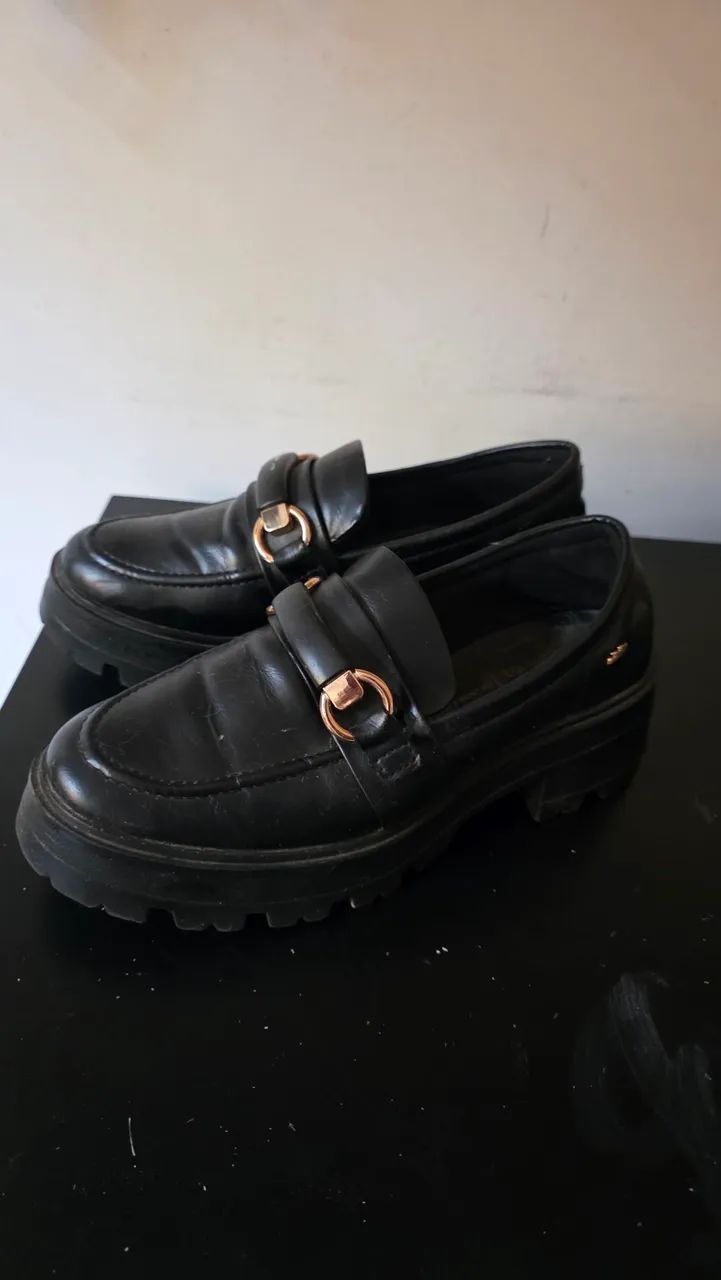 Sapato Oxford com plataforma