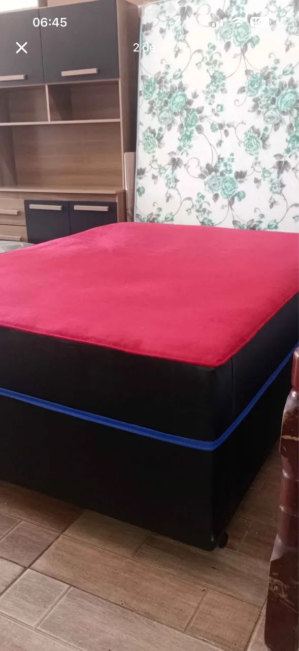 Camas de casal nova na cor azul e vermelho  - Foto 3