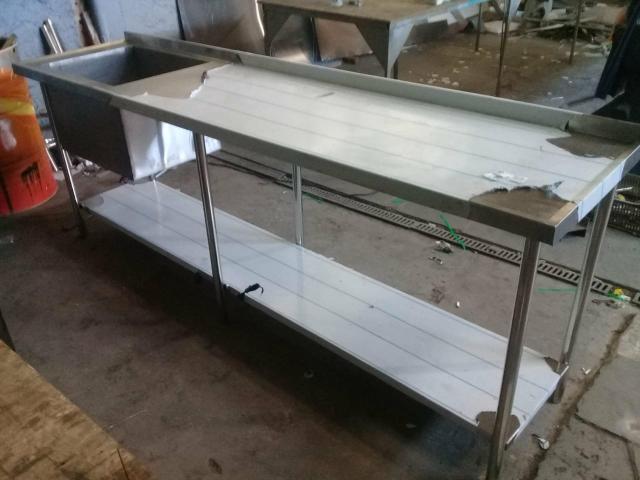 Bancada inox 2.88x60x90