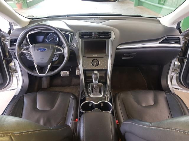 Ford fusion titanium awd 4x4 automatico 2014/2015 prata completo + teto-solar - Foto 7