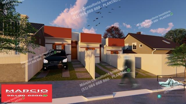 Casas 2 Dormitórios Pátio Fundos Bairro Bom Sucesso Gravataí Minha Casa Minha Vida!!
