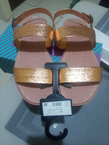 Sandália Zaxy Silver<br><br>