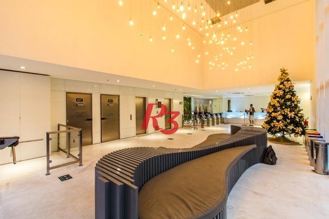 Sala, 104 m² - venda por R$ 978.080,00 ou aluguel por R$ 6.113,00/mês - Gonzaga - Santos/S - Foto 4