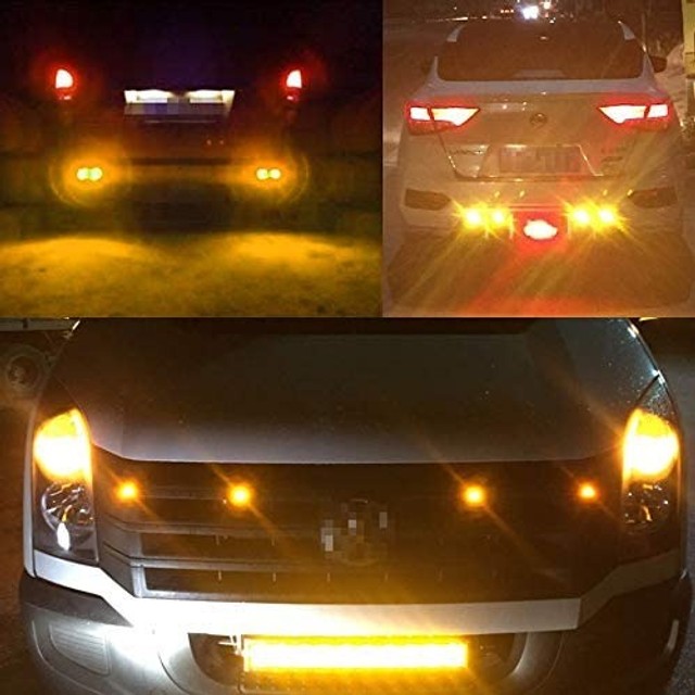 Kit 4 Luz De Grade Eagle Eye Drl Laranja 3w 12v Prova D'água - Importado - Foto 2