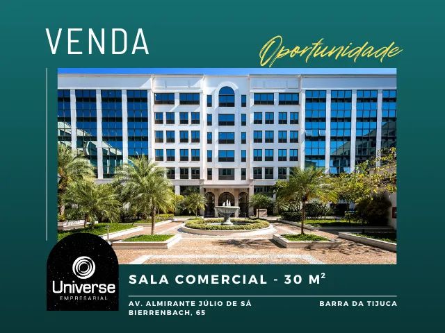 Sala Comercial Mobiliada - Centro Empresarial Universe - 30 m2 - Foto 2
