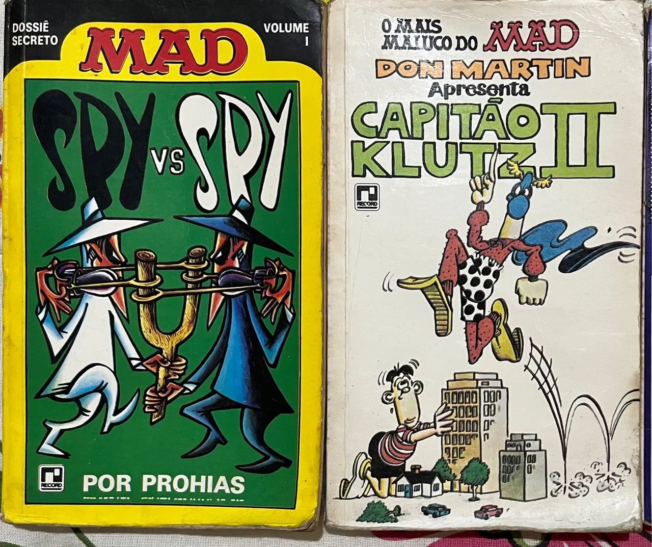 Livros Spy vs Spy & Capitão Klutz II - O Mais Maluco do Mad