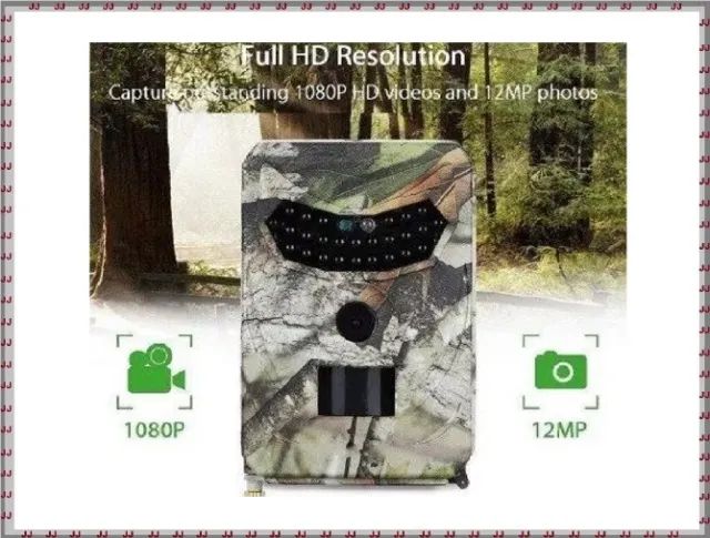 Câmera de trilha visão noturna 10 e 12 Mp com sensor de movimentos - Foto 3