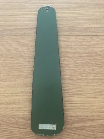 Porta cinto/gravatas antigo em couro - Foto 3