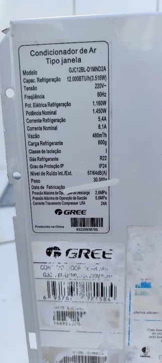 Compressor Gree 12000 BTU mais peças - Foto 5