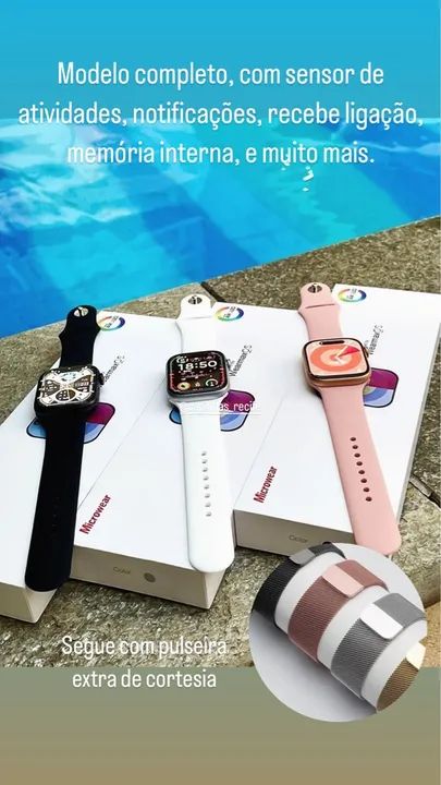 Smartwatch série 9 pro 45mm w99+ - Foto 2