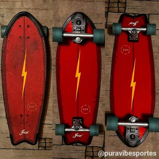 Surf Skate Yow Original Importado Edição Pipe Gerry Lopez Carver Smooth - Foto 5